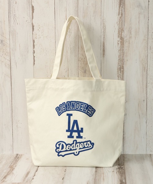 MLB（メジャーリーグベースボール）の「【MLB/メジャーリーグベースボール】コットンキャンバストートバッグ（トートバッグ・メンズ・アイボリー系1/アイボリー系2/アイボリー系3・FREE）」の17枚目の写真