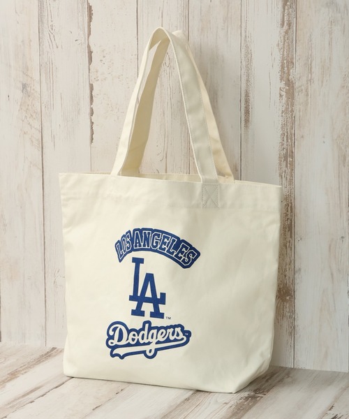 MLB（メジャーリーグベースボール）の「【MLB/メジャーリーグベースボール】コットンキャンバストートバッグ（トートバッグ・メンズ・アイボリー系1/アイボリー系2/アイボリー系3・FREE）」の18枚目の写真
