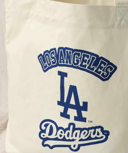 MLB（メジャーリーグベースボール）の「【MLB/メジャーリーグベースボール】コットンキャンバストートバッグ（トートバッグ・メンズ・アイボリー系1/アイボリー系2/アイボリー系3・FREE）」の13枚目の写真