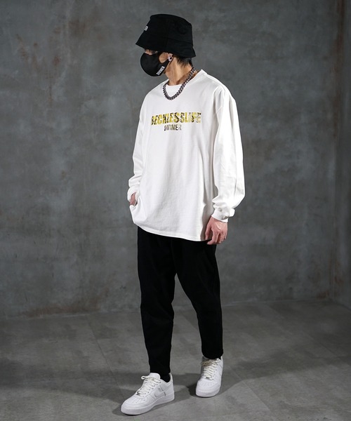 DIVINER(ディヴァイナー)の「Tapered Chino Pants ボトムス メンズ テーパード チノパン ブラック(チノパンツ・メンズ・ブラック・M/L)」の2枚目の写真