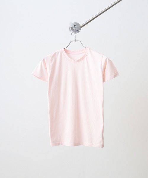 TRUSS(トラス)の「TRUSS 【製品染め】メイドインジャパンTシャツ(Tシャツ/カットソー・レディース・ライトピンク/レッド・XS/S/L)」の2枚目の写真