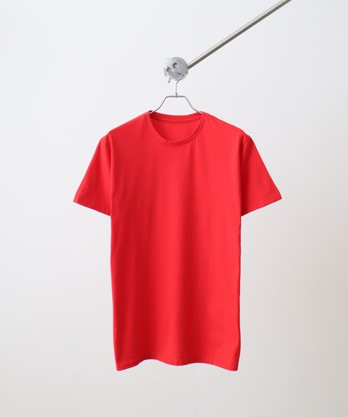TRUSS(トラス)の「TRUSS 【製品染め】メイドインジャパンTシャツ(Tシャツ/カットソー・レディース・ライトピンク/レッド・XS/S/L)」の1枚目の写真