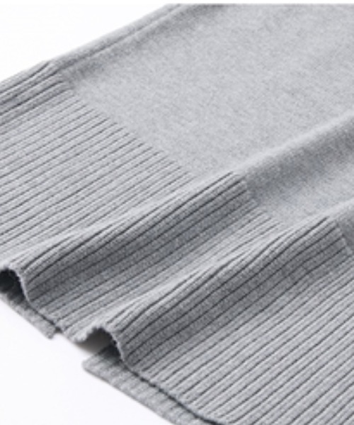 Petitjo(プッチージョ)の「小さいサイズ スウェットライクニットワンピース 低身長さん・小柄女性(ワンピース・レディース・ブラック/モカ/杢グレー・PS/PSS)」の11枚目の写真