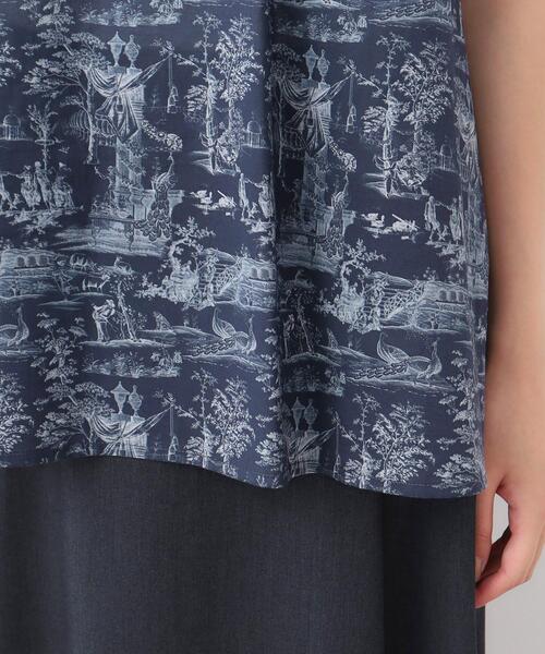 LAURA ASHLEY（ローラアシュレイ）の「【コットン100％／同柄アイテムあり】ブレイスミス トワル柄 ブラウス（シャツ/ブラウス・レディース・ホワイト系3/ネイビー系・38）」の17枚目の写真
