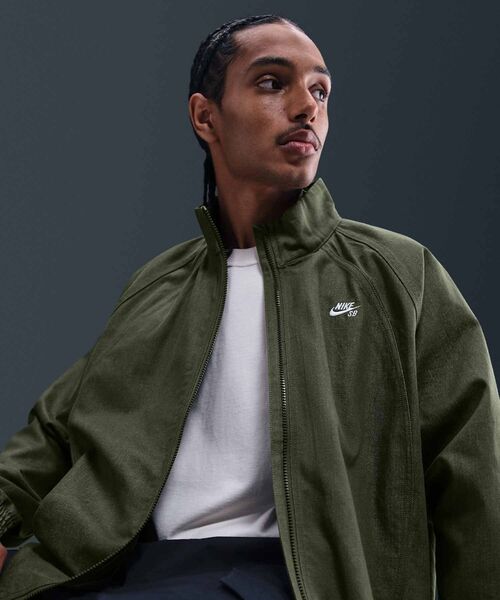 Nike SB コーデュロイ ジャケット ネイビー NIKE SB フルジップ フーデッド コーデュロイ スケートボード