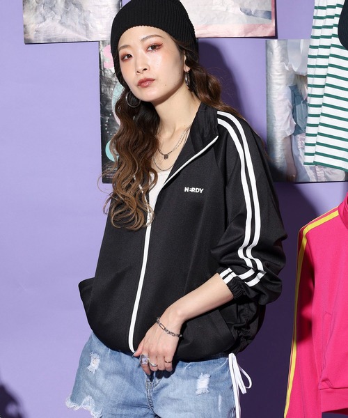 NERDY ノルディ韓国 ジャージセットアップ 上下 トラックジャケット NERDY ノルディ トラックジャケット S ブラック ジャージ K-POP