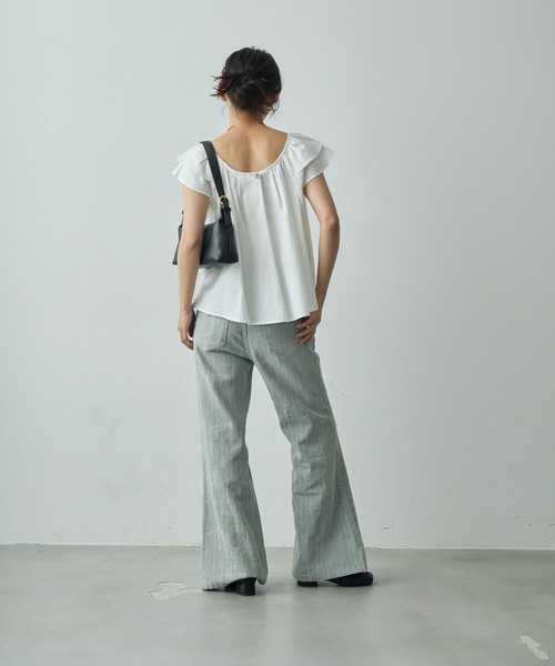 Lunea（ルネア）の「2wayワンハンドルフェイクレザーバッグ/２種類のショルダー紐付き（ハンドバッグ・レディース・ブラック/アイボリー/ブラウン/ライトブラウン・FREE）」の15枚目の写真