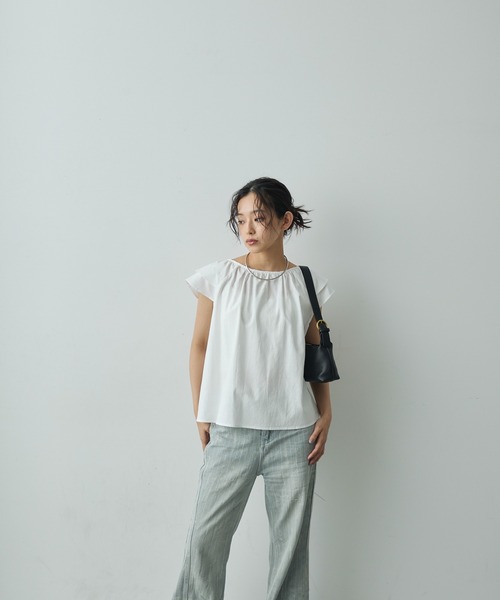 Lunea（ルネア）の「2wayワンハンドルフェイクレザーバッグ/２種類のショルダー紐付き（ハンドバッグ・レディース・ブラック/アイボリー/ブラウン/ライトブラウン・FREE）」の16枚目の写真