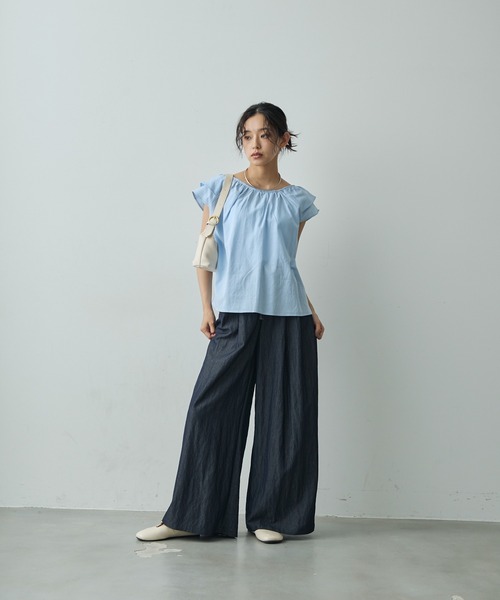 Lunea（ルネア）の「2wayワンハンドルフェイクレザーバッグ/２種類のショルダー紐付き（ハンドバッグ・レディース・ブラック/アイボリー/ブラウン/ライトブラウン・FREE）」の21枚目の写真