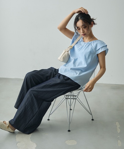 Lunea（ルネア）の「2wayワンハンドルフェイクレザーバッグ/２種類のショルダー紐付き（ハンドバッグ・レディース・ブラック/アイボリー/ブラウン/ライトブラウン・FREE）」の13枚目の写真