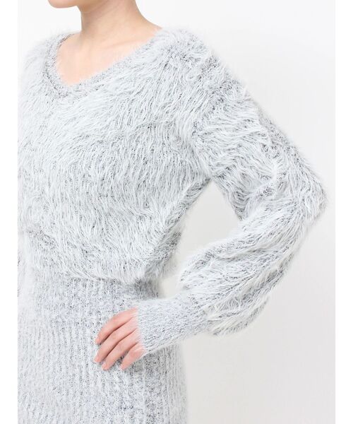 RESEXXY（リゼクシー）の「シャギーニットワンピース（ワンピース・レディース・その他1/ホワイト/ピンク/ブラック・FREE）」の21枚目の写真