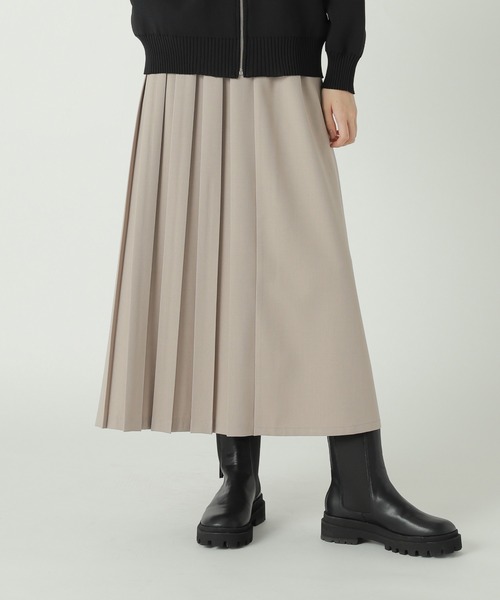 zucca ズッカ ツイード × デニム プリーツ パンツ タグ付き zucca