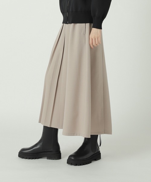 ZUCCa（ズッカ）の「ストレッチドライツイル / スカート / S（スカート・レディース・ネイビー/ベージュ/ブラック・M size）」の4枚目の写真