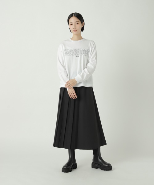 ZUCCa（ズッカ）の「ストレッチドライツイル / スカート / S（スカート・レディース・ネイビー/ベージュ/ブラック・M size）」の7枚目の写真