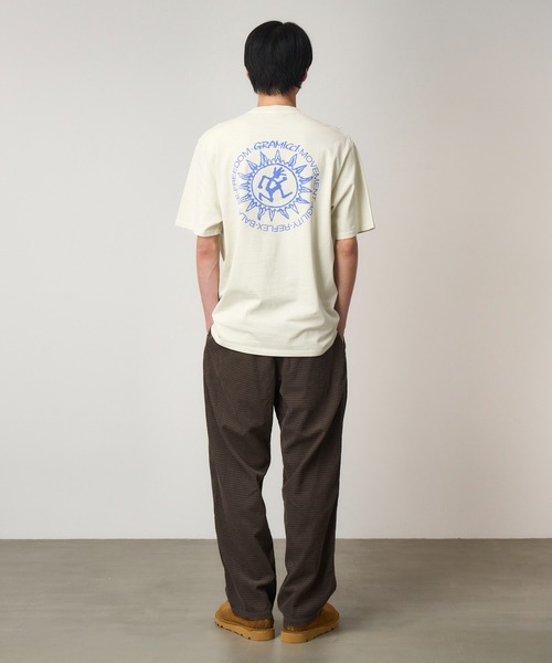 Gramicci（グラミチ）の「SUN TEE｜サンTシャツ（Tシャツ/カットソー・メンズ・マスタード/ネイビー/ナチュラル・XL/L/XXL/M/S）」の7枚目の写真