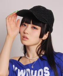 IMARI（イマリ）の「【 IMARI / イマリ 】 シアー フラワー キャップ #_（キャップ）」