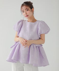 フラワースフレジャガードトップス（その他トップス）｜Fit more