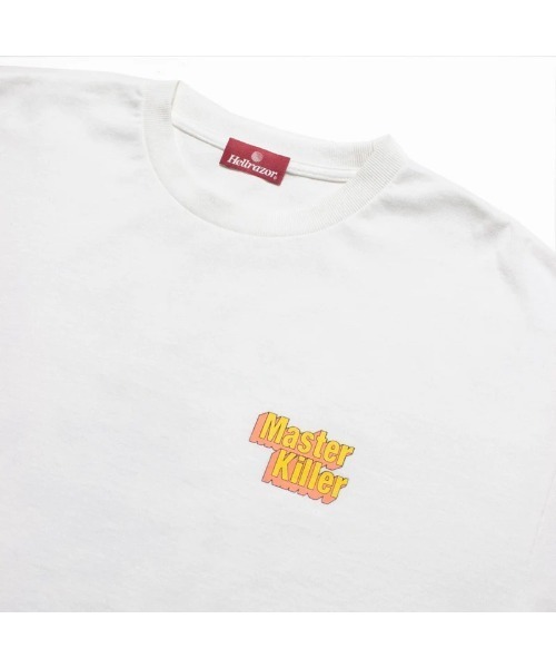Hellrazor(ヘルレイザー)の「Hellrazor MASTER KILLER T-SHIRT(ヘルレイザー マスター キラー Tシャツ)(シャツ/ブラウス・メンズ・ホワイト/グリーン系/ブラック・MEDIUM/LARGE/X-LARGE/SMALL/XX-LARGE)」の5枚目の写真
