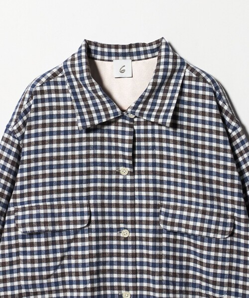 最終　まもなく取り下げ　ROKU コットンチェックネルシャツ 最終 まもなく取り下げ ROKU コットンチェックネルシャツ