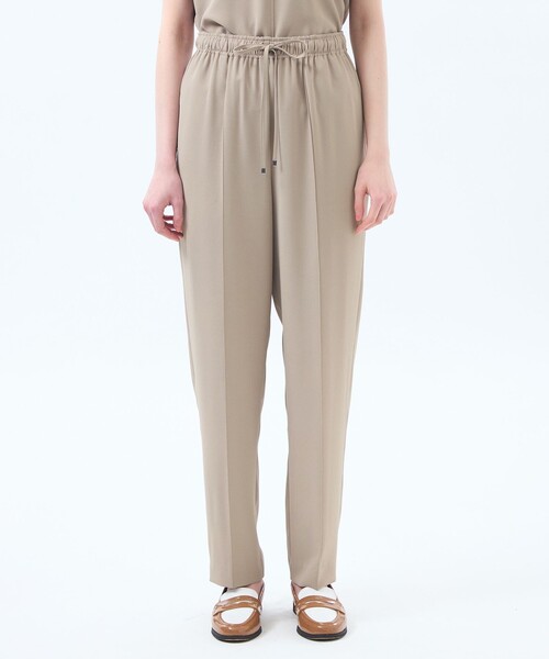 MACKINTOSH PHILOSOPHY(マッキントッシュ フィロソフィー)の「【Alby Easy Pants(アルビー イージーパンツ)】バックサテン(その他パンツ・レディース・ダークネイビー/ベージュ・38/36/34)」の7枚目の写真