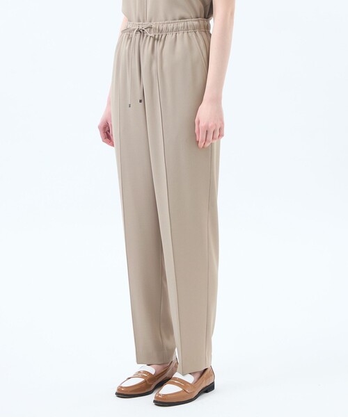 MACKINTOSH PHILOSOPHY(マッキントッシュ フィロソフィー)の「【Alby Easy Pants(アルビー イージーパンツ)】バックサテン(その他パンツ・レディース・ダークネイビー/ベージュ・38/36/34)」の8枚目の写真