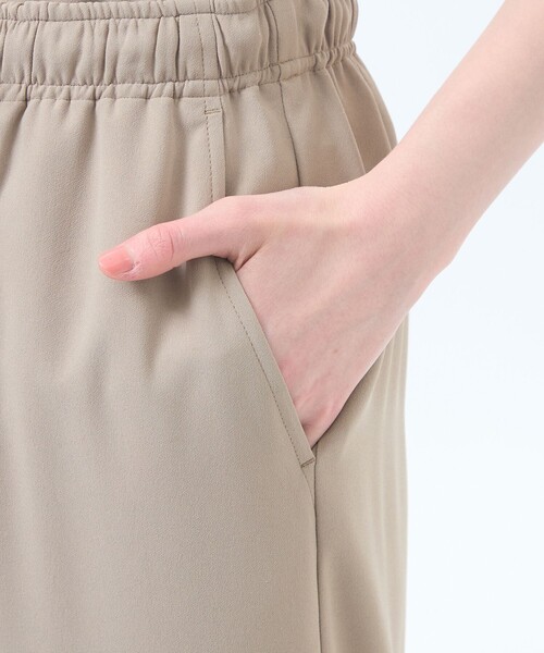 MACKINTOSH PHILOSOPHY(マッキントッシュ フィロソフィー)の「【Alby Easy Pants(アルビー イージーパンツ)】バックサテン(その他パンツ・レディース・ダークネイビー/ベージュ・38/36/34)」の10枚目の写真