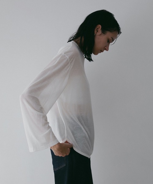 MANOF(マノフ)の「2TYPE LOGO PACK T-SHIRTS(Tシャツ/カットソー・レディース・ブラック/ホワイト・F)」の13枚目の写真