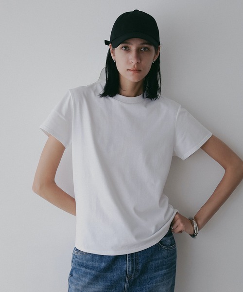 MANOF(マノフ)の「2TYPE LOGO PACK T-SHIRTS(Tシャツ/カットソー・レディース・ブラック/ホワイト・F)」の19枚目の写真