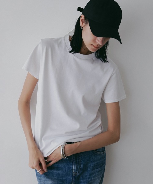 MANOF(マノフ)の「2TYPE LOGO PACK T-SHIRTS(Tシャツ/カットソー・レディース・ブラック/ホワイト・F)」の20枚目の写真