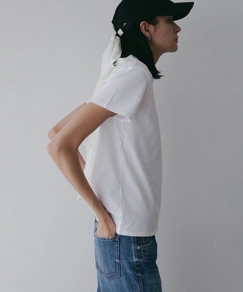 MANOF(マノフ)の「2TYPE LOGO PACK T-SHIRTS(Tシャツ/カットソー・レディース・ブラック/ホワイト・F)」の22枚目の写真