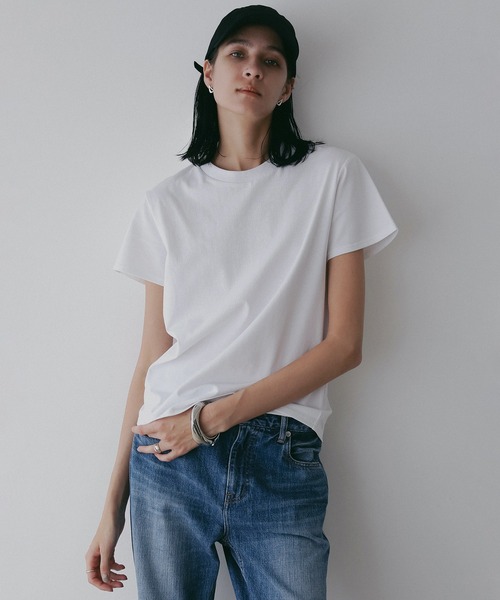 MANOF(マノフ)の「2TYPE LOGO PACK T-SHIRTS(Tシャツ/カットソー・レディース・ブラック/ホワイト・F)」の18枚目の写真