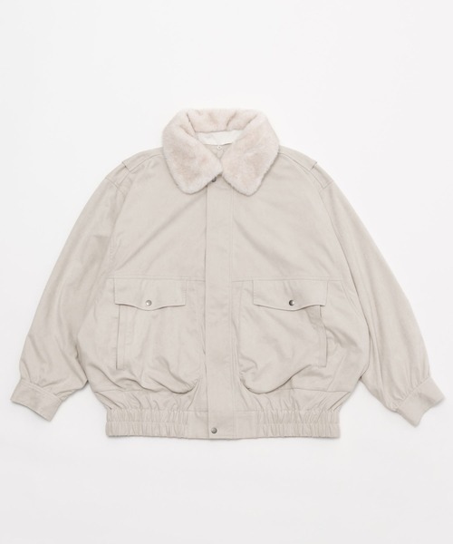 フェイクレザー2WAYアソートブルゾン（ブルゾン）｜niko and