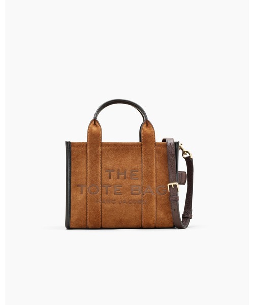 SUEDE LEATHER BLOCKED SMALL TOTE BAG/ザ スエード レザー ブロックド