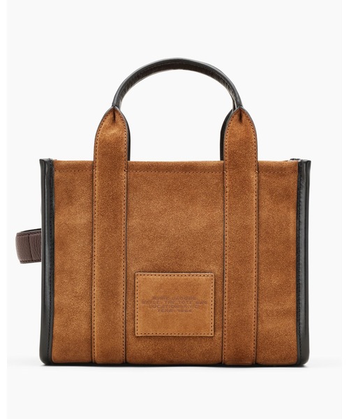 SUEDE LEATHER BLOCKED SMALL TOTE BAG/ザ スエード レザー ブロックド
