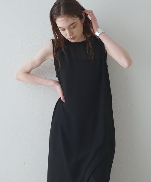 ワンピース 5462.5558.op03.op17. LIP SERVICE（リップサービス）｜ ジャケットプリーツロング