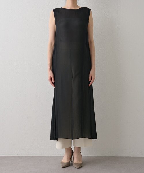 広瀬絵理 Drawing Numbers】トリアセポリシースルーワンピース