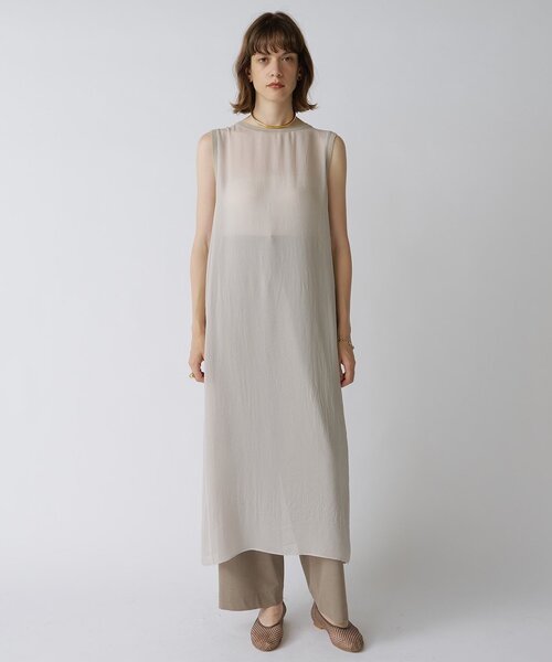 セール】【Drawing Numbers】トリアセポリシースルーワンピース