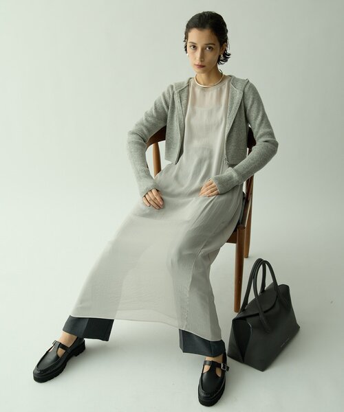 セール】【Drawing Numbers】トリアセポリシースルーワンピース