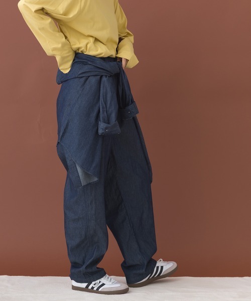 セール】シャンブレーテーパードイージーパンツ（その他パンツ