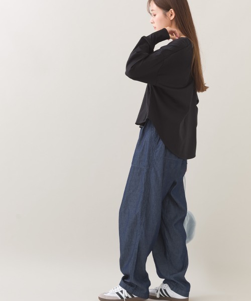 セール】シャンブレーテーパードイージーパンツ（その他パンツ