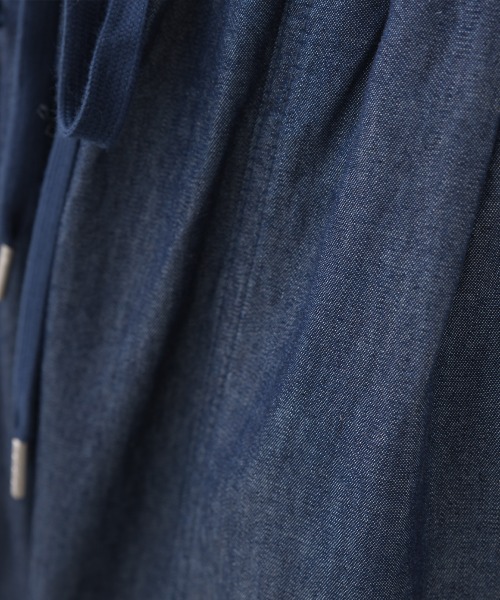 OMNES（オムネス）の「シャンブレーテーパードイージーパンツ（その他パンツ・レディース・ライトブルー/ダークブルー・FREE）」の17枚目の写真