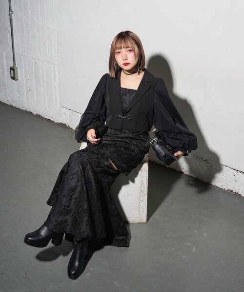 Mavie..7】【サイズ展開有】マーメイドキャミワンピース（ワンピース