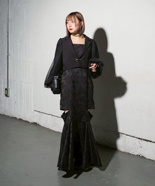 Mavie..7】【サイズ展開有】マーメイドキャミワンピース