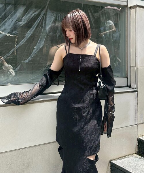 Mavie..7 キャミソール　ワンピース Mavie..7 ワンピース 「Mavie..7」スリットキャミワンピース