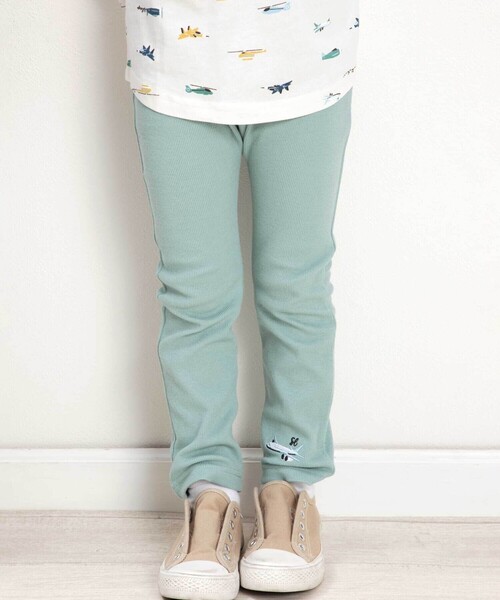 SLAP SLIP（スラップスリップ）の「【スララク/防汚加工/オーガニックコットン】前後フリーで時短！パパパッと穿ける9分丈前向きパンツ(80~120cm)（その他パンツ・キッズ・ブラック/ネイビー/グレー/ピンク/グリーン/ブラック系その他/パープル系その他/ホワイト系その他2・80ｃｍ/90cm/110cm/100cm/120cm）」の6枚目の写真