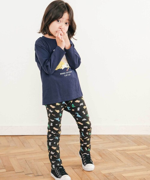 SLAP SLIP（スラップスリップ）の「【スララク/防汚加工/オーガニックコットン】前後フリーで時短！パパパッと穿ける9分丈前向きパンツ(80~120cm)（その他パンツ・キッズ・ブラック/ネイビー/グレー/ピンク/グリーン/ブラック系その他/パープル系その他/ホワイト系その他2・80ｃｍ/90cm/110cm/100cm/120cm）」の11枚目の写真