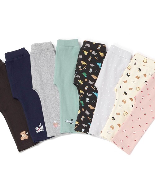 SLAP SLIP（スラップスリップ）の「【スララク/防汚加工/オーガニックコットン】前後フリーで時短！パパパッと穿ける9分丈前向きパンツ(80~120cm)（その他パンツ・キッズ・ブラック/ネイビー/グレー/ピンク/グリーン/ブラック系その他/パープル系その他/ホワイト系その他2・80ｃｍ/90cm/110cm/100cm/120cm）」の17枚目の写真