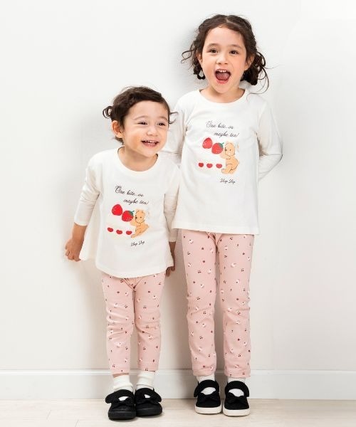 SLAP SLIP（スラップスリップ）の「【スララク/防汚加工/オーガニックコットン】前後フリーで時短！パパパッと穿ける9分丈前向きパンツ(80~120cm)（その他パンツ・キッズ・ブラック/ネイビー/グレー/ピンク/グリーン/ブラック系その他/パープル系その他/ホワイト系その他2・80ｃｍ/90cm/110cm/100cm/120cm）」の9枚目の写真