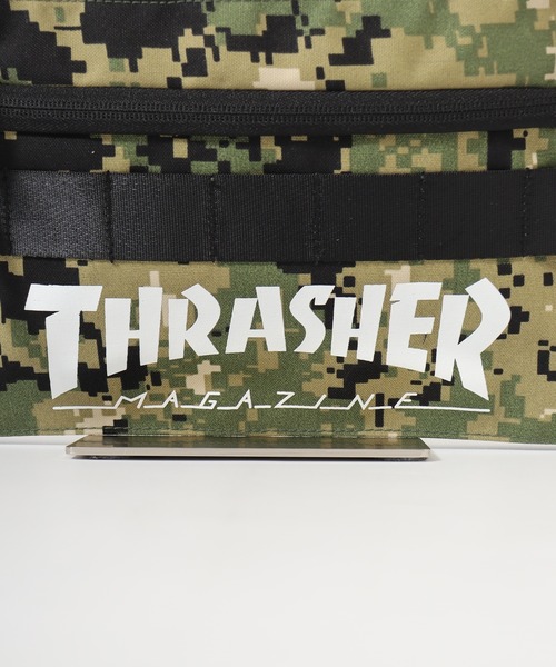 THRASHER(スラッシャー)の「THRASHER サコッシュ ショルダーバッグ キーフック付き 男女兼用(ショルダーバッグ・メンズ・ブラック/ホワイト・FREE)」の9枚目の写真