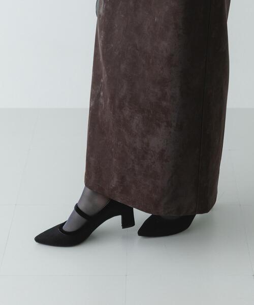 RODE SKO（ロデスコ）の「『MADE IN JAPAN』　チャンキーヒールメリージェーンパンプス（パンプス・レディース・ブラック/オフホワイト・38/36/37）」の7枚目の写真